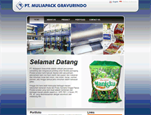 Tablet Screenshot of muliapackgravurindo.com